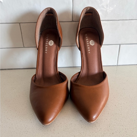 Women's Riverberry Brown Heels - Picture 3 of 8
